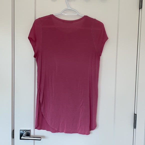 Monk & Lou | XXS pink flowy, long T-shirt - Picture 4 of 4